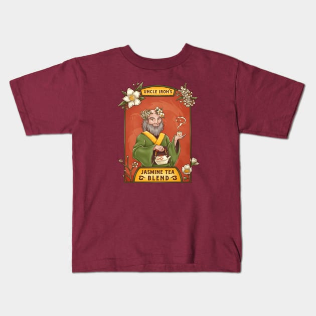 Jasmine tea blend uncle iroh Kids T-Shirt by sadistenan